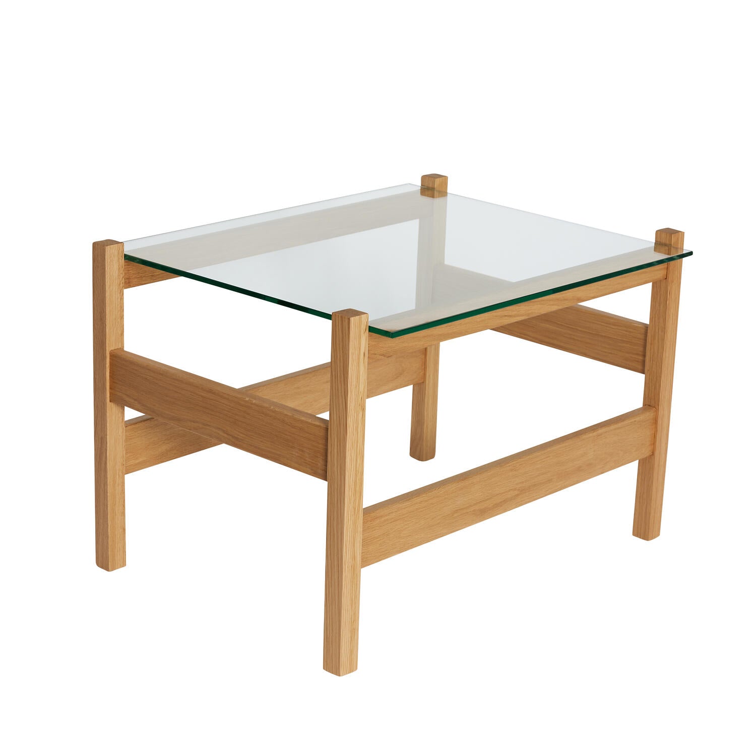 Ledge sidebord, Natur - 66x52 cm